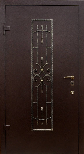 Дверь с коваными элементами KE-023