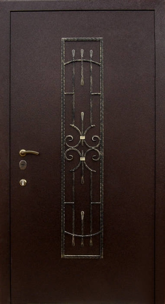 Дверь с коваными элементами KE-023